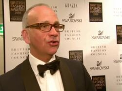 British Fashion Awards backstage Stock Footage