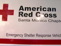 ATMOSPHERE: Signage at the The American Red Cross Santa Monica Chapter's Annual Red Tie Affair at Santa Monica CA. (Footage by WireImage Video/GettyImages) Stock Footage