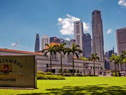 Parliament Singapore Stock Footage