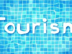 Underwater Words Background Loop - Tourism (Full HD Video) Stock Footage
