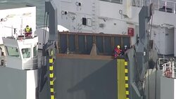 Greenpeace protesters board cargo ship to stop delivery of Volkswagen diesel cars to UK News Clip