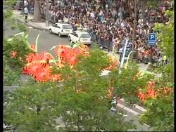 FRANCE: PARIS: PARADE ON CHAMPS ELYSEES MARKS WORLD CUP OPENING News Clip