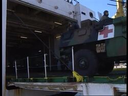 Albania - Arrival of international force News Clip