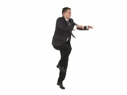 HD: Exciting Businessman Stock Footage