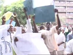 Doctors and nurses stage demonstration in Harare News Clip