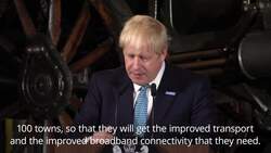 PM pledges a £3.6bn boost for towns and a trans-Pennine rail line News Clip