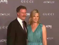 Will Ferrell, Viveca Paulin Ferrell at LACMA Hosts 2012 Art + Film Gala Honoring Ed Ruscha And Stanley Kubrick Presented By Gucci Stock Footage