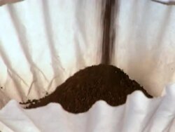 Coffee Grounds Stock Footage