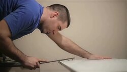 Work with plywood Stock Footage