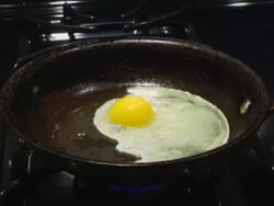EGG FRY (DV) Stock Footage