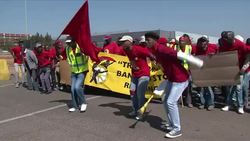 CLEAN : South African car workers strike News Clip
