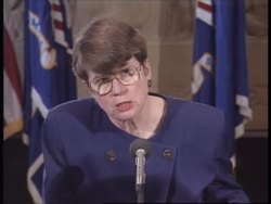 USA: ATTORNEY GENERAL JANET RENO HAS PARKINSON'S DISEASE News Clip
