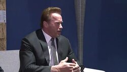 CLEAN : Everyone responsible in climate change fight: Schwarzenegger News Clip