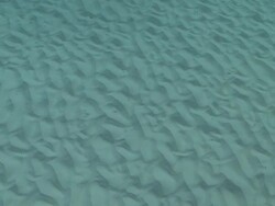 MS Shot of Sandy sea bed / Playa del Carmen, Isla Mujeres, Mexico Stock Footage