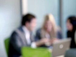 Attractive businesswoman. Stock Footage