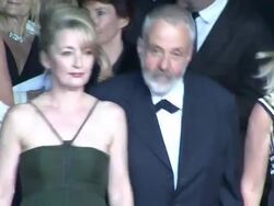 Lesley Manville, Mike Leigh, Georgina Lowe and Ruth Sheen at the Another Year Premiere: Cannes 2010 Film Festival at Cannes . (Footage by WireImage Video/GettyImages) Stock Footage