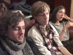Chairlift Interview (clip 6) Stock Footage