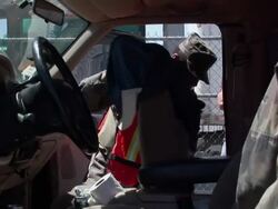 April 9 2009 MS ZI Mexican Soldiers searching car,  Mexican and US border, Juarez, Chihuahua, Mexico, AUDIO Stock Footage