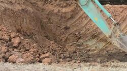 Excavator Stock Footage