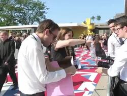 ATMOSPHERE: Arqiva British Academy Television Awards at The National Theatre on May 27, 2012 in London, England (Footage by WireImage Video/Getty Images) Stock Footage