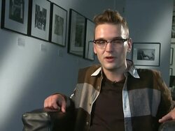 Preston Interview Stock Footage