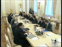 RUSSIA: TARIQ AZIZ COMPLETES FIRST ROUND OF TALKS News Clip