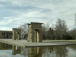 Debod Temple Madrid. Stock Footage