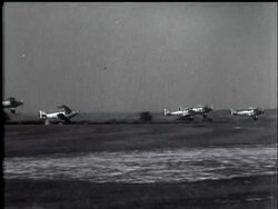 First snapshot is RAF planes at Upper Heywood rehearsing for annual Hendon Air Pageant. News Clip