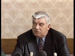 BELARUS: DEAL TO END POLITICAL FEUD COLLAPSES News Clip