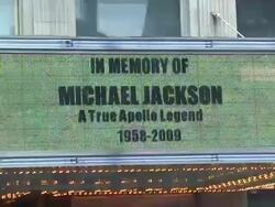 The Apollo Theater Pays Public Tribute To Michael Jackson - June 30, 2009 Stock Footage