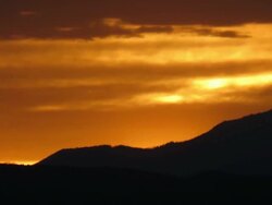 Sunset time lapse over Santa Fe Stock Footage
