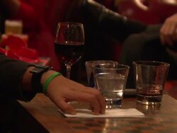 Busy London Bar During the Evening News Clip