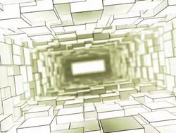 abstract tunnel 3d animation Stock Footage