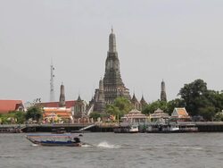 Wat Arun, Bangkok, Thailand. Stock Footage