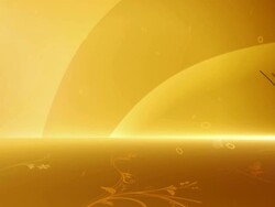 Animated Flower Background (Gold) - Loop Stock Footage