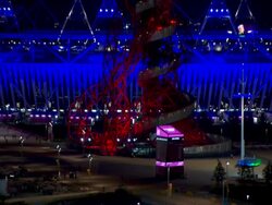 2012 Olympic Closing Ceremony at Olympic Stadium on August 12, 2012 in London, England, Restriction to read: UK Broadcast OUT (Footage by WireImage Video/Getty Images) Stock Footage