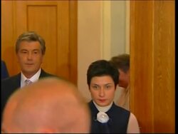 Tymoshenko supporters block president from addressing parliament News Clip