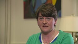 Interview with Northern Ireland's First Minister Arlene Foster describing calls for resignation as 'misogynistic' News Clip