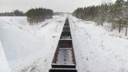 Freight Train Stockshots News Clip