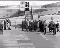 KENNEDY ARRIVES IN GERMANY News Clip