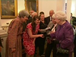 The Queens Visit To The Royal Geographical Society News Clip