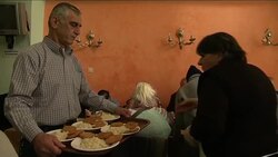 Feature on increasing number of homeless in Greek capital News Clip