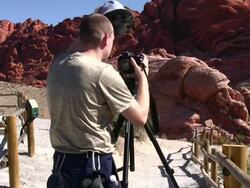 Nature Photographer Stock Footage