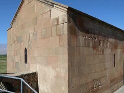 Khor Virap monastery, view of the cellar building where Saint Gregory was thrown into Stock Footage