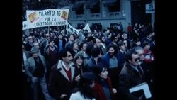 GS 9 12 81 MARCH FOR FREEDOM OF SPEECH AFTER REPORTER SENTENCED News Clip