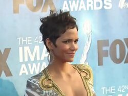 Halle Berry at the 42nd NAACP Image Awards at Los Angeles CA. (Footage by WireImage Video/GettyImages) Stock Footage