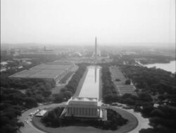 People arrive for the March on Washington Stock Footage