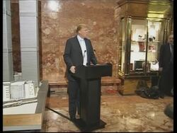 Donald Trump presents his proposal for World Trade Centre site News Clip