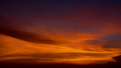 Beautiful Clouds After Sunset Time-Lapse HD Video Stock Footage