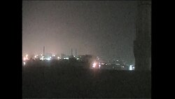 Gunfire and explosions could be seen across Fallujah as Al-Qaida militants and Iraqi government troops battle for control of Fallujah and Ramadi, both strongholds of Sunni insurgents during the US war in Iraq. (Jan. 4) News Clip